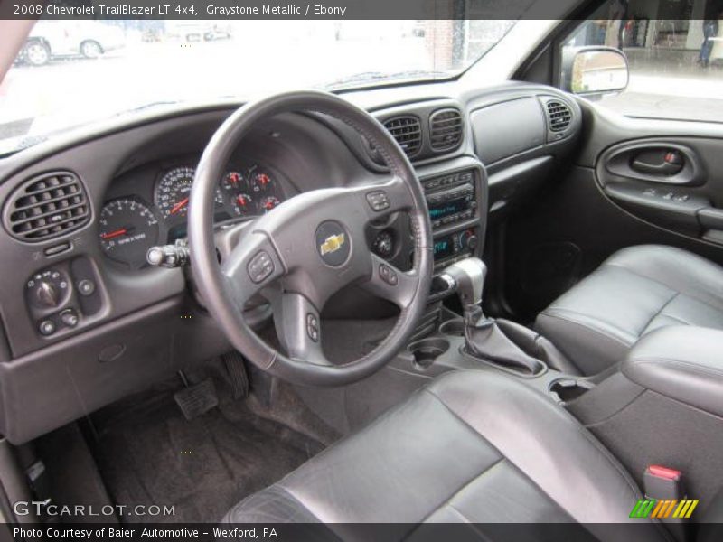 Graystone Metallic / Ebony 2008 Chevrolet TrailBlazer LT 4x4