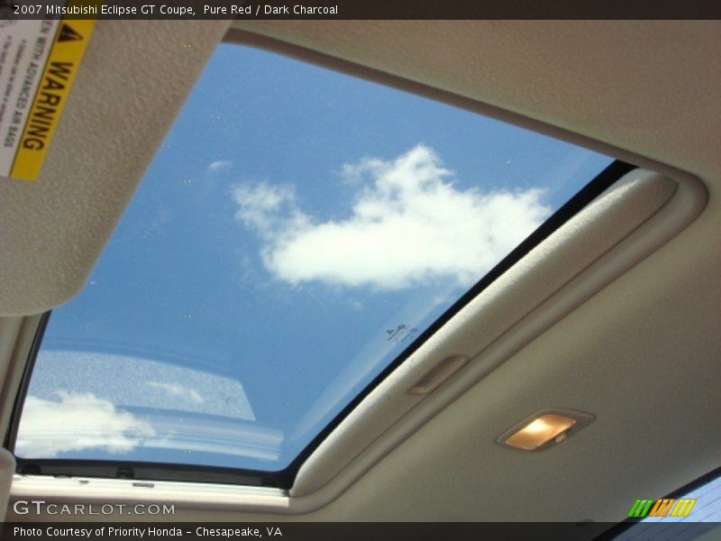 Sunroof of 2007 Eclipse GT Coupe