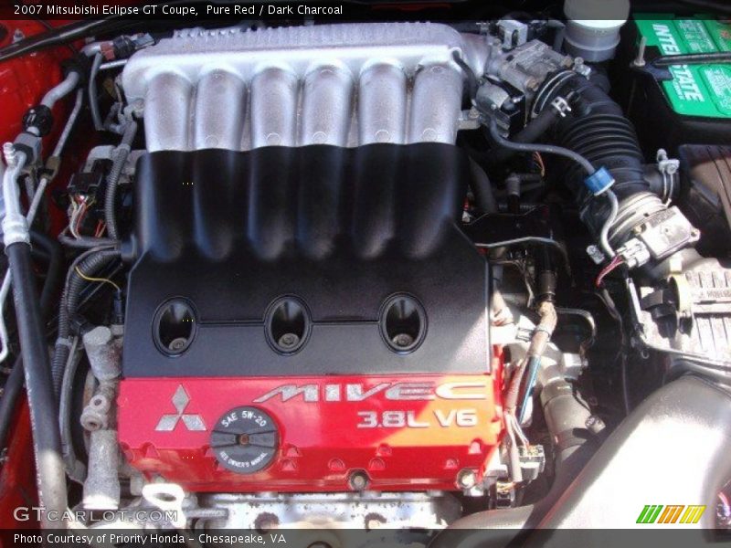  2007 Eclipse GT Coupe Engine - 3.8 Liter SOHC 24-Valve MIVEC V6