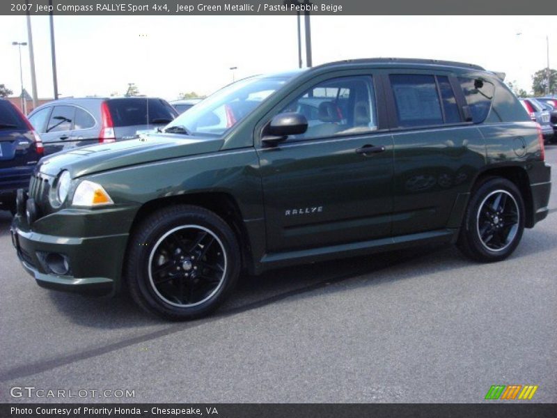 Jeep Green Metallic / Pastel Pebble Beige 2007 Jeep Compass RALLYE Sport 4x4