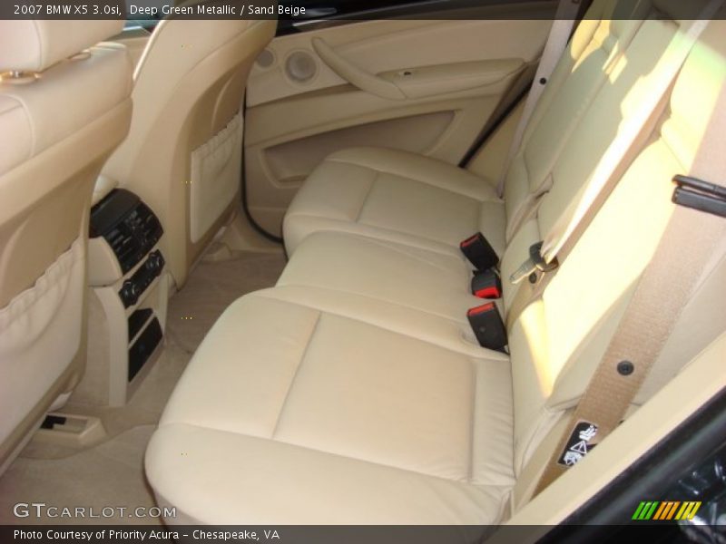 Deep Green Metallic / Sand Beige 2007 BMW X5 3.0si