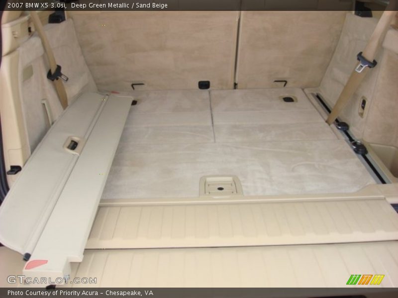 Deep Green Metallic / Sand Beige 2007 BMW X5 3.0si
