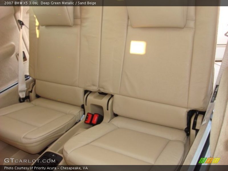 Deep Green Metallic / Sand Beige 2007 BMW X5 3.0si