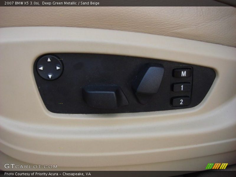 Deep Green Metallic / Sand Beige 2007 BMW X5 3.0si