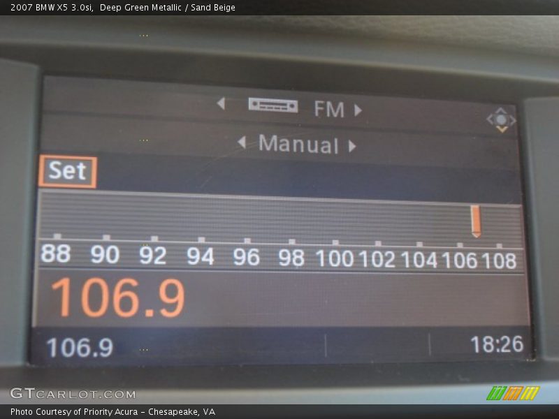 Deep Green Metallic / Sand Beige 2007 BMW X5 3.0si