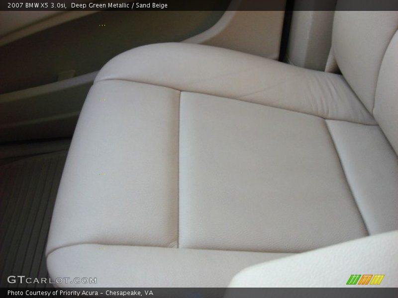 Deep Green Metallic / Sand Beige 2007 BMW X5 3.0si