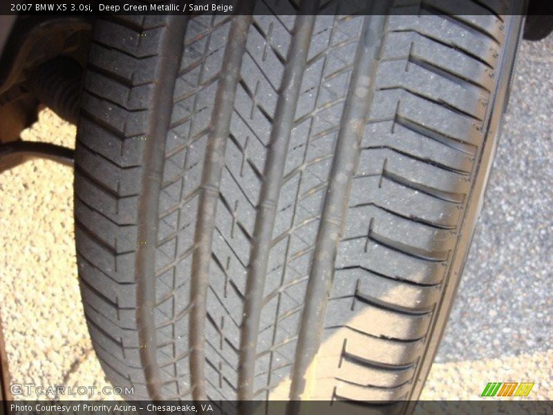 Deep Green Metallic / Sand Beige 2007 BMW X5 3.0si