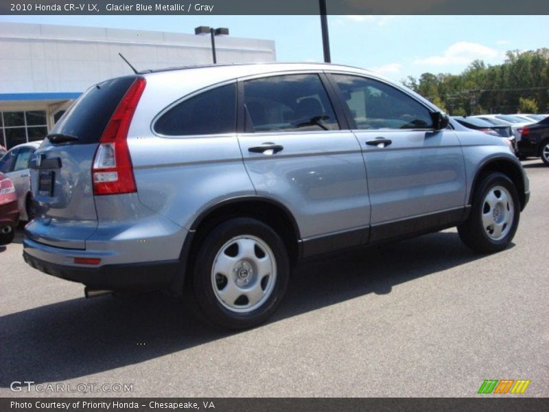 Glacier Blue Metallic / Gray 2010 Honda CR-V LX