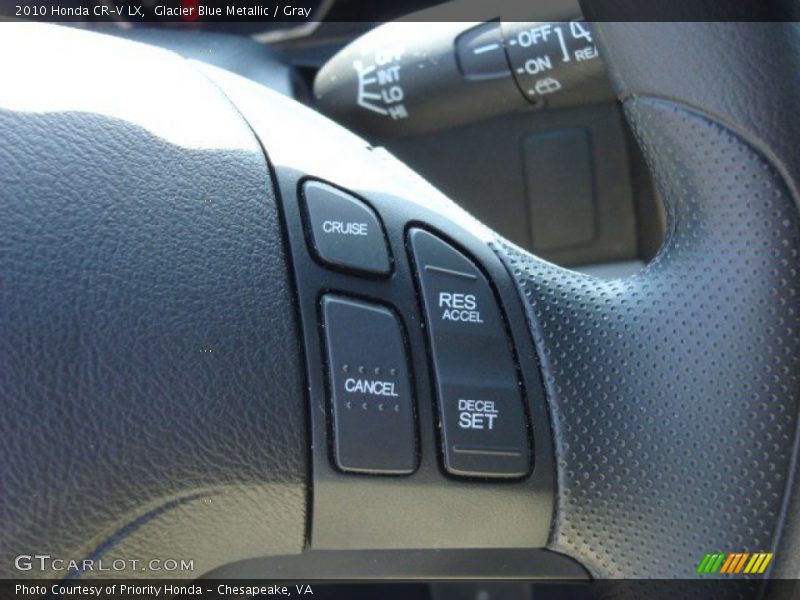 Controls of 2010 CR-V LX