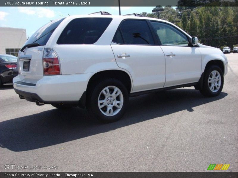 Taffeta White / Saddle 2005 Acura MDX Touring