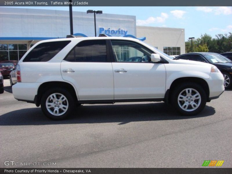 Taffeta White / Saddle 2005 Acura MDX Touring