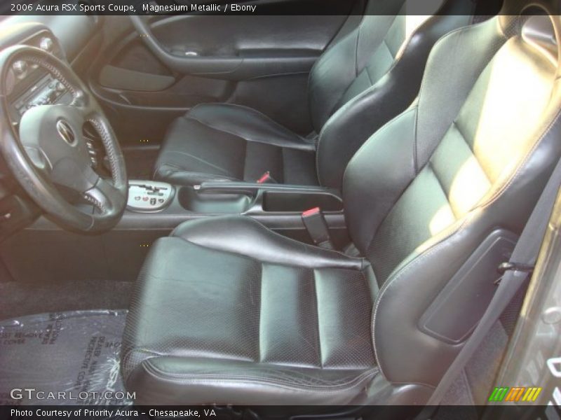  2006 RSX Sports Coupe Ebony Interior