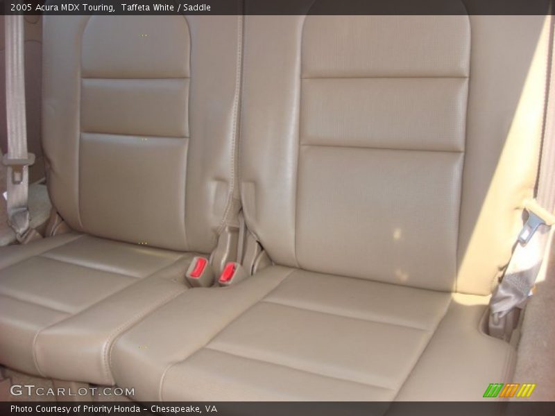 Taffeta White / Saddle 2005 Acura MDX Touring