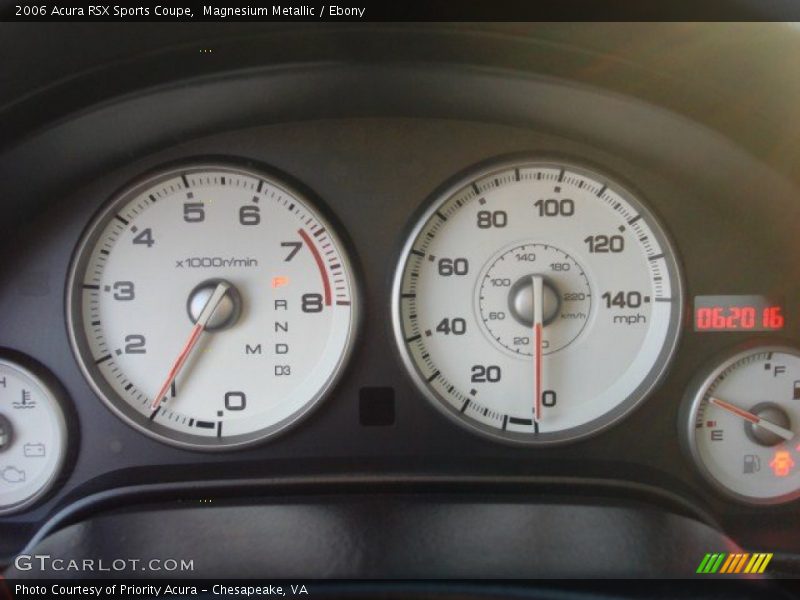  2006 RSX Sports Coupe Sports Coupe Gauges