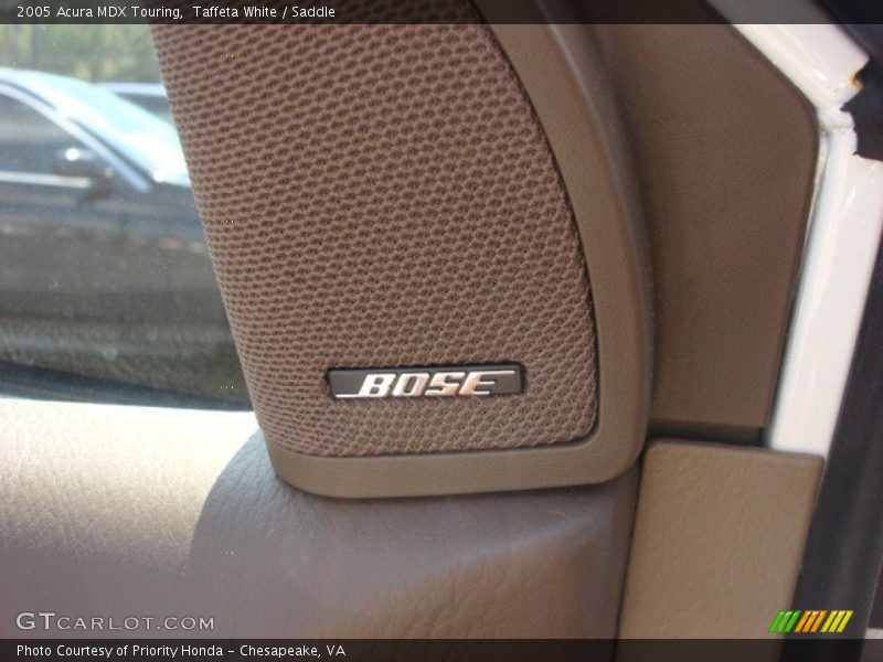 Taffeta White / Saddle 2005 Acura MDX Touring