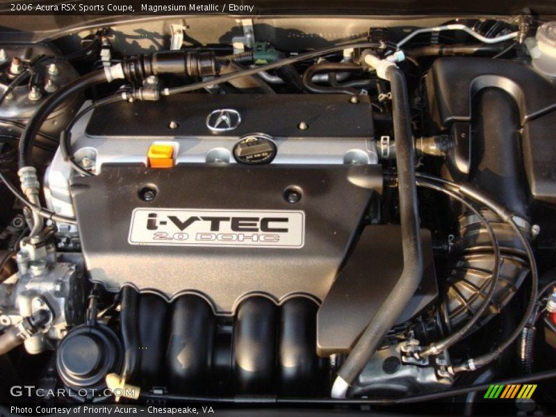  2006 RSX Sports Coupe Engine - 2.0 Liter DOHC 16-Valve i-VTEC 4 Cylinder