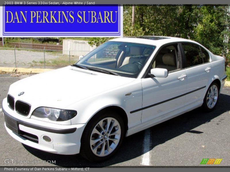 Alpine White / Sand 2003 BMW 3 Series 330xi Sedan