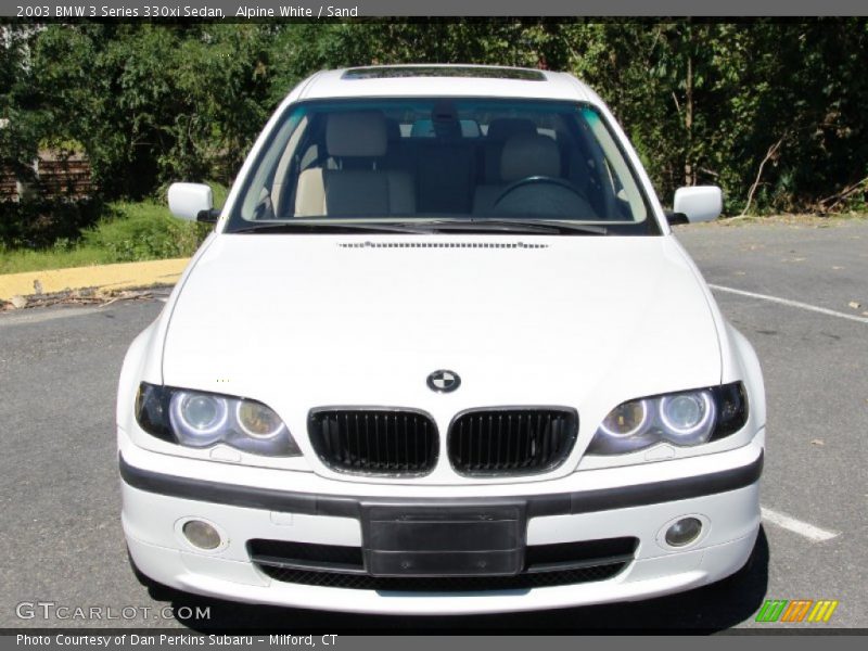 Alpine White / Sand 2003 BMW 3 Series 330xi Sedan