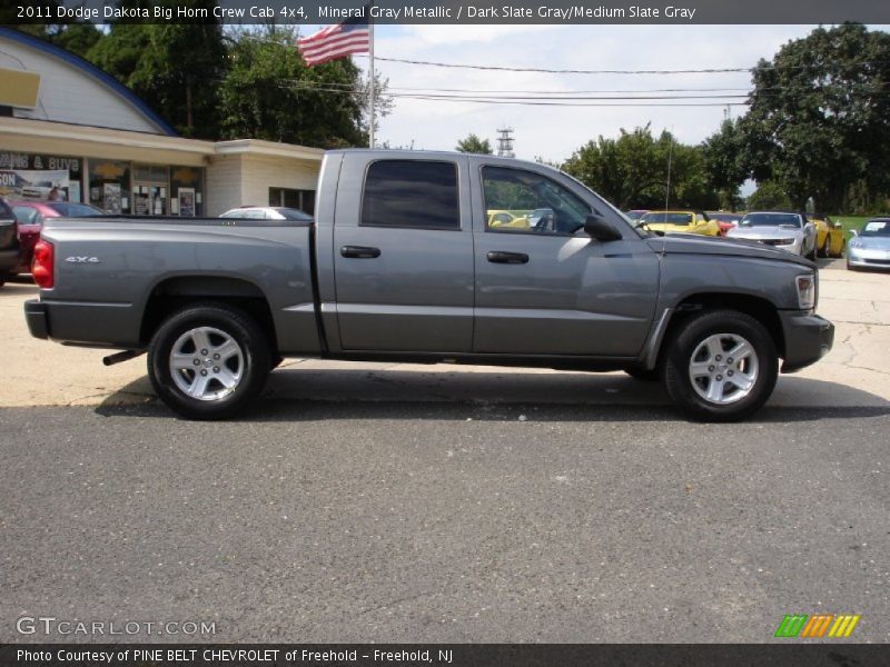  2011 Dakota Big Horn Crew Cab 4x4 Mineral Gray Metallic