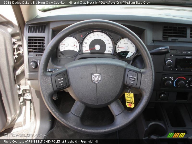  2011 Dakota Big Horn Crew Cab 4x4 Steering Wheel