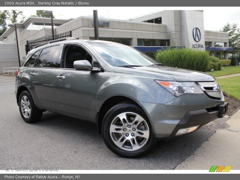Sterling Gray Metallic / Ebony 2009 Acura MDX
