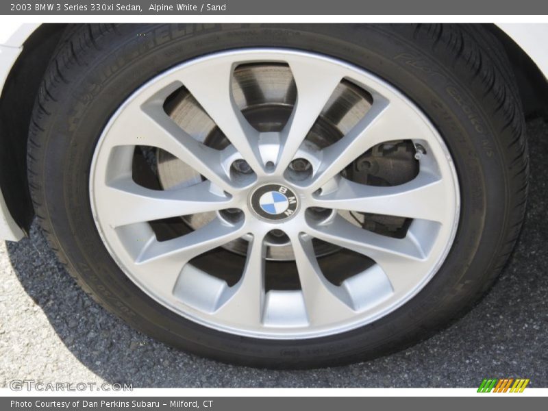 Alpine White / Sand 2003 BMW 3 Series 330xi Sedan