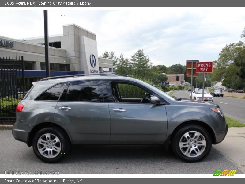 Sterling Gray Metallic / Ebony 2009 Acura MDX