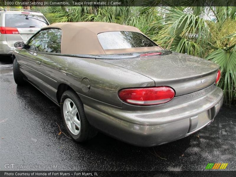 Taupe Frost Metallic / Camel 2000 Chrysler Sebring JXi Convertible