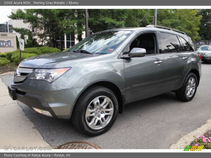 Sterling Gray Metallic / Ebony 2009 Acura MDX