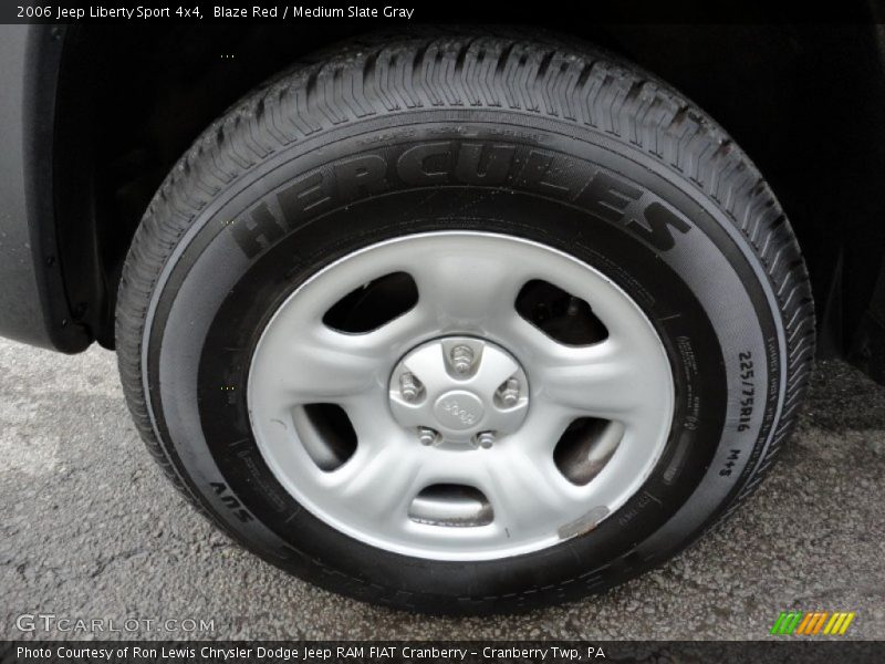 Blaze Red / Medium Slate Gray 2006 Jeep Liberty Sport 4x4