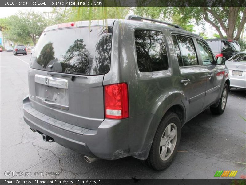 Polished Metal Metallic / Gray 2010 Honda Pilot EX-L