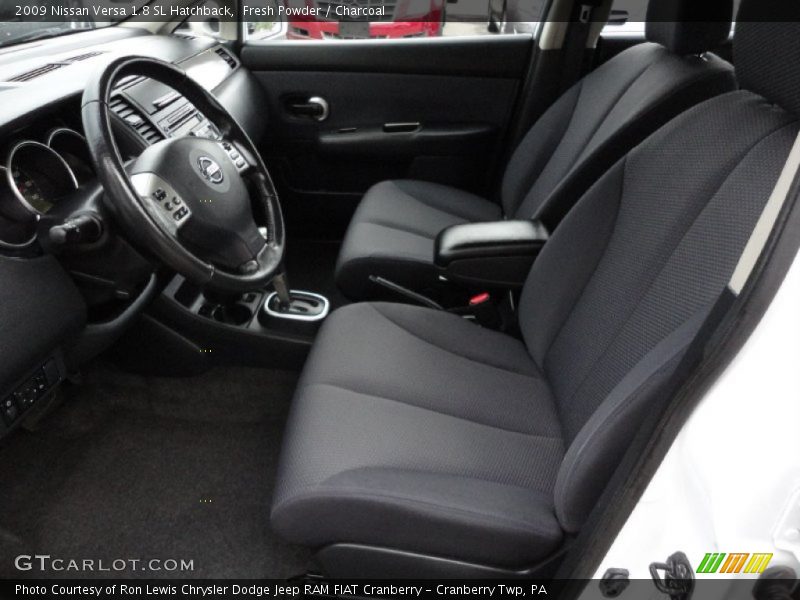 Fresh Powder / Charcoal 2009 Nissan Versa 1.8 SL Hatchback