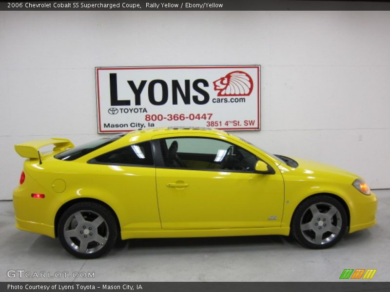 Rally Yellow / Ebony/Yellow 2006 Chevrolet Cobalt SS Supercharged Coupe