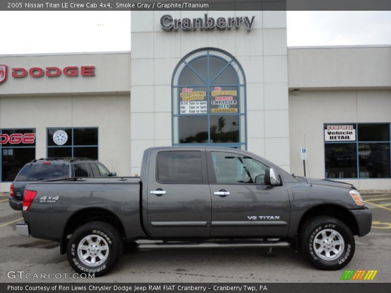 Smoke Gray / Graphite/Titanium 2005 Nissan Titan LE Crew Cab 4x4