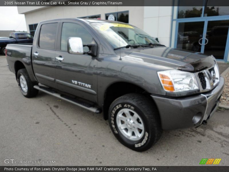 Smoke Gray / Graphite/Titanium 2005 Nissan Titan LE Crew Cab 4x4