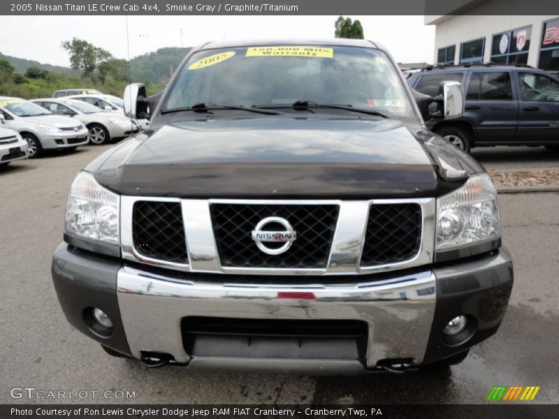 Smoke Gray / Graphite/Titanium 2005 Nissan Titan LE Crew Cab 4x4