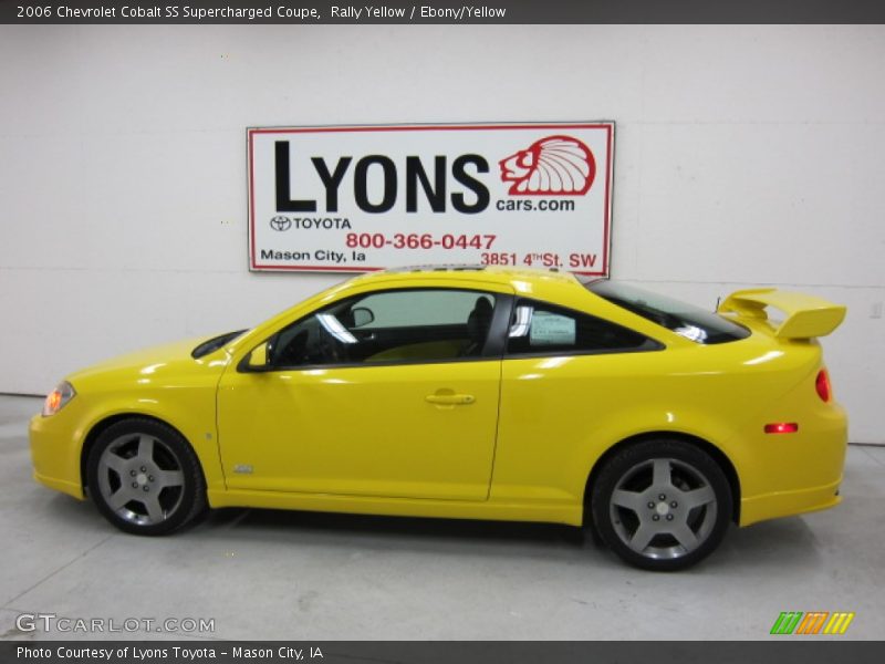 Rally Yellow / Ebony/Yellow 2006 Chevrolet Cobalt SS Supercharged Coupe