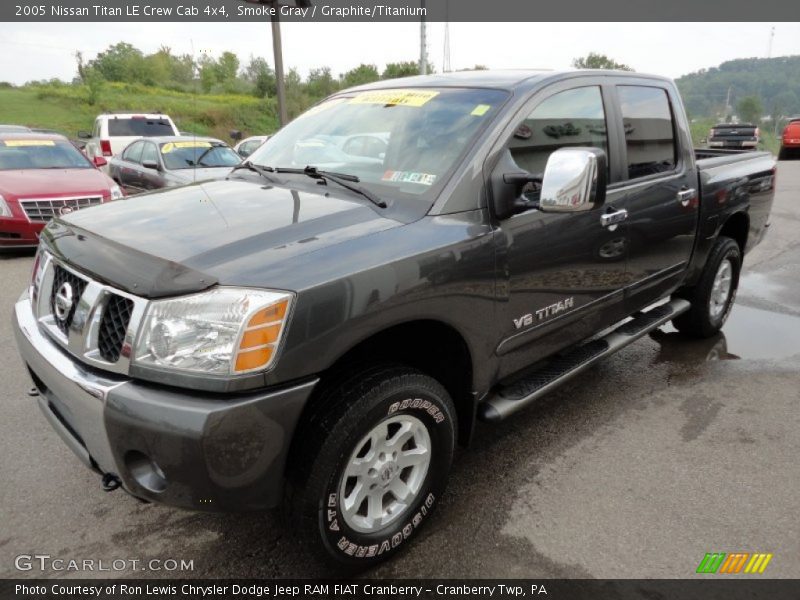 Smoke Gray / Graphite/Titanium 2005 Nissan Titan LE Crew Cab 4x4