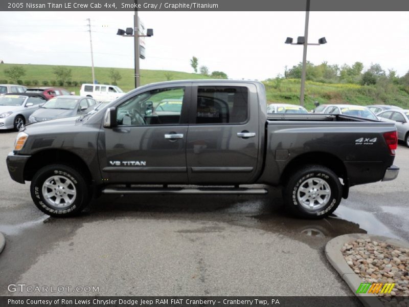 Smoke Gray / Graphite/Titanium 2005 Nissan Titan LE Crew Cab 4x4