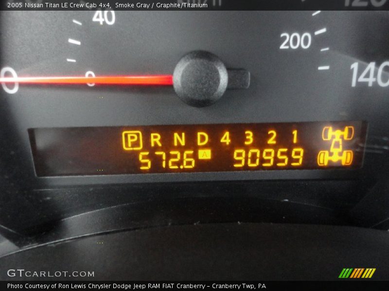 Smoke Gray / Graphite/Titanium 2005 Nissan Titan LE Crew Cab 4x4