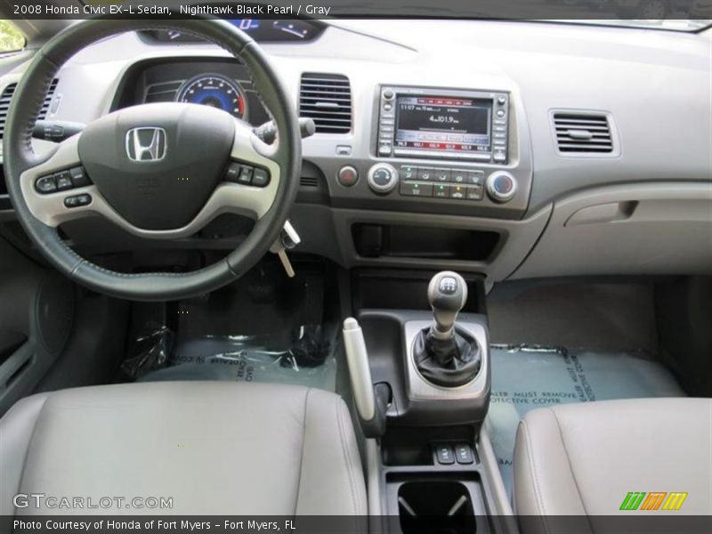 Dashboard of 2008 Civic EX-L Sedan