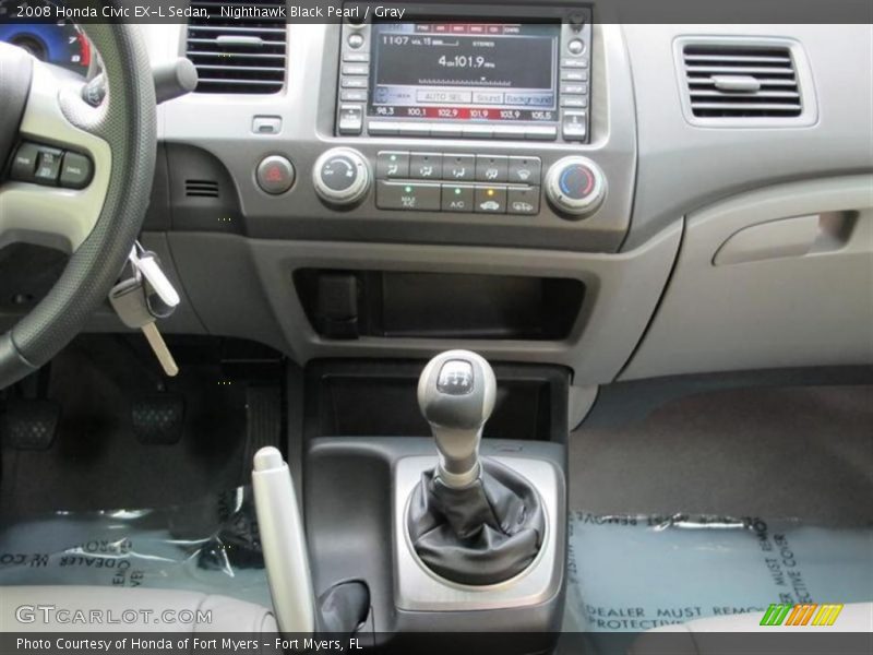 Controls of 2008 Civic EX-L Sedan