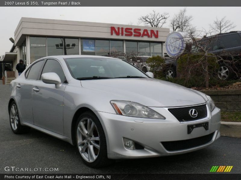 Tungsten Pearl / Black 2007 Lexus IS 350