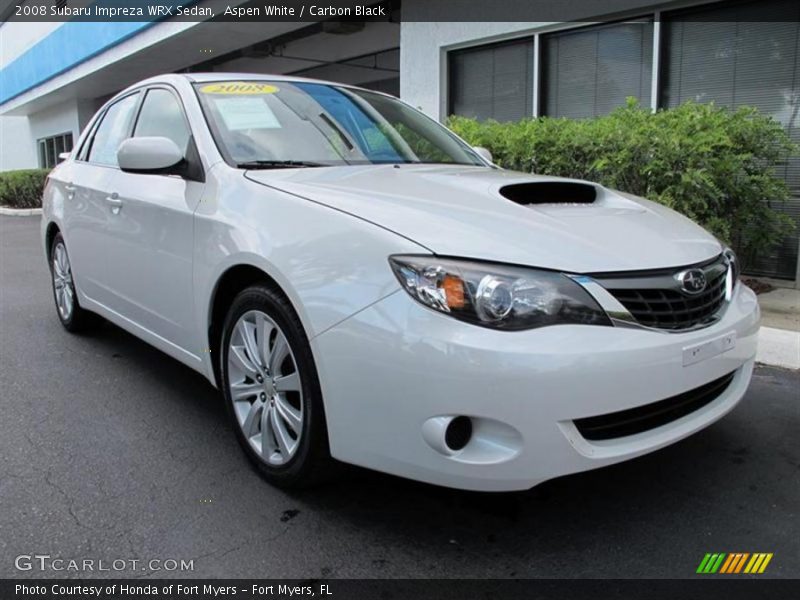 Front 3/4 View of 2008 Impreza WRX Sedan