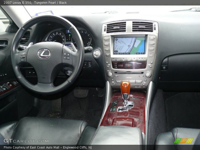Tungsten Pearl / Black 2007 Lexus IS 350
