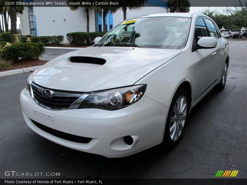 Front 3/4 View of 2008 Impreza WRX Sedan