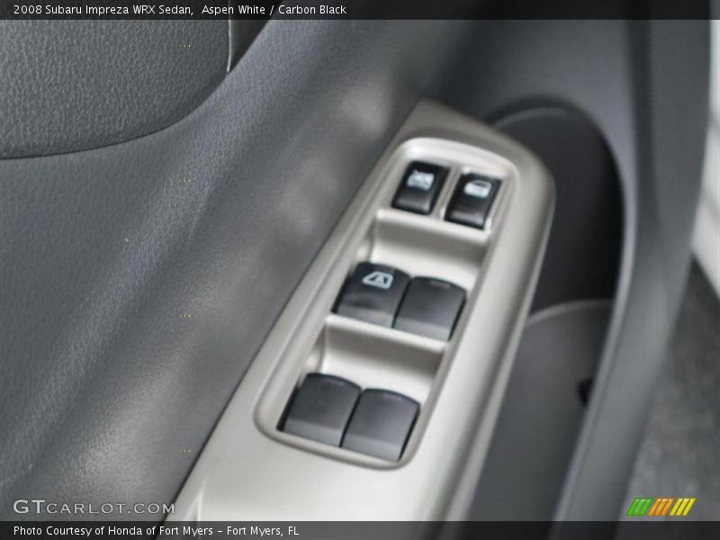 Aspen White / Carbon Black 2008 Subaru Impreza WRX Sedan