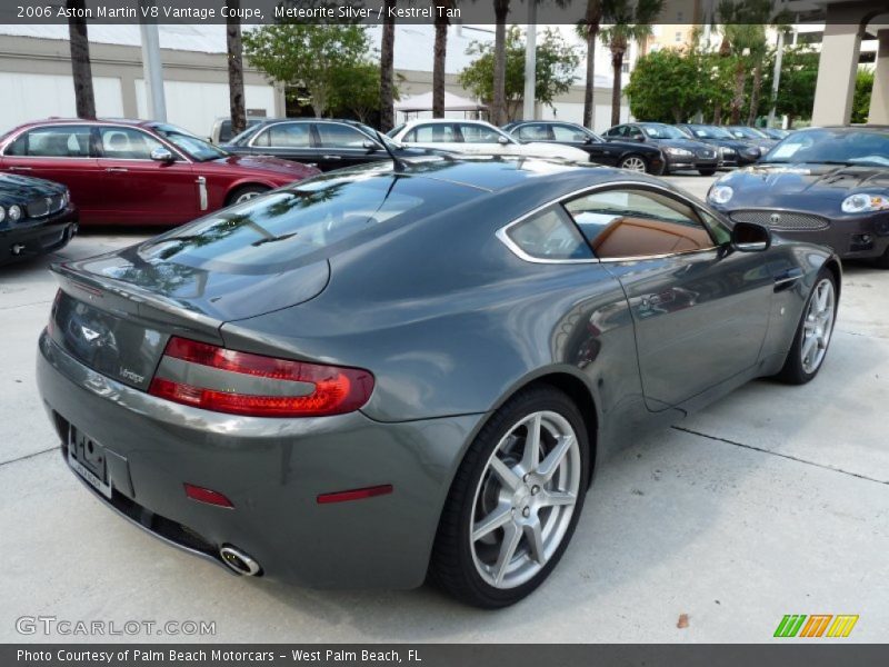 Meteorite Silver / Kestrel Tan 2006 Aston Martin V8 Vantage Coupe