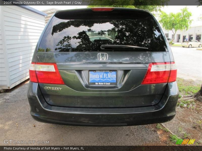 Sage Brush Pearl / Gray 2006 Honda Odyssey EX-L