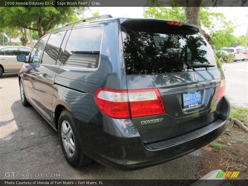 Sage Brush Pearl / Gray 2006 Honda Odyssey EX-L